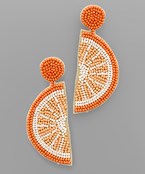 A Slice of Orange Earrings