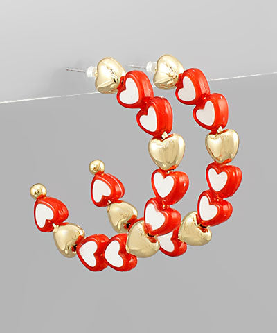 Red Heart Hoops