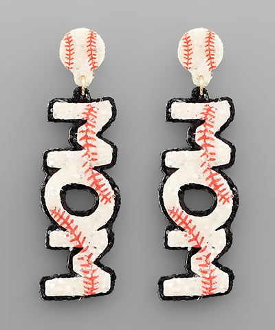 Baseball Mom Earrings