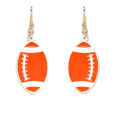 Football Dangle  Earrings