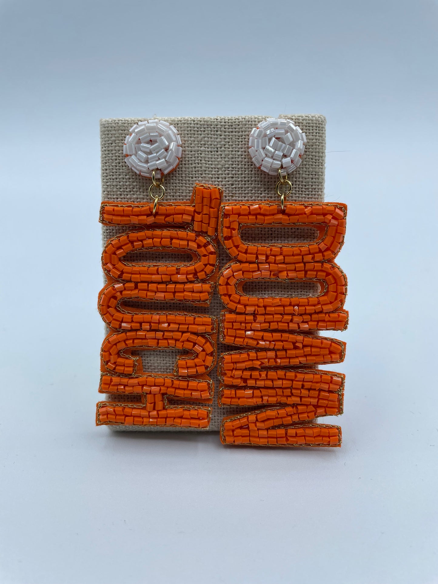 Touch Down Beaded Earrings