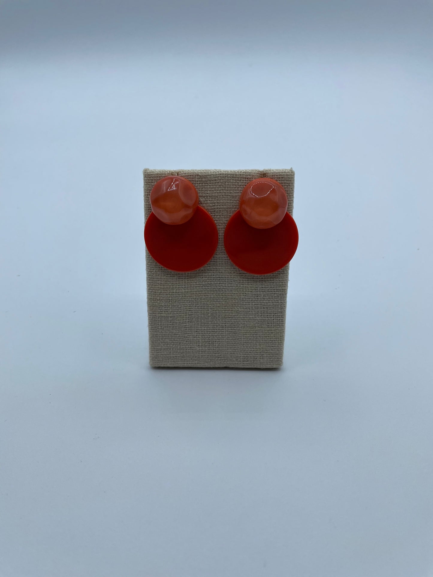 Double Circle Acrylic Earrings