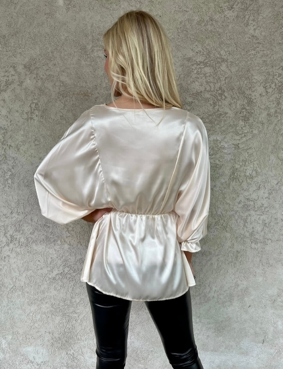 Pearl Satin Blouse