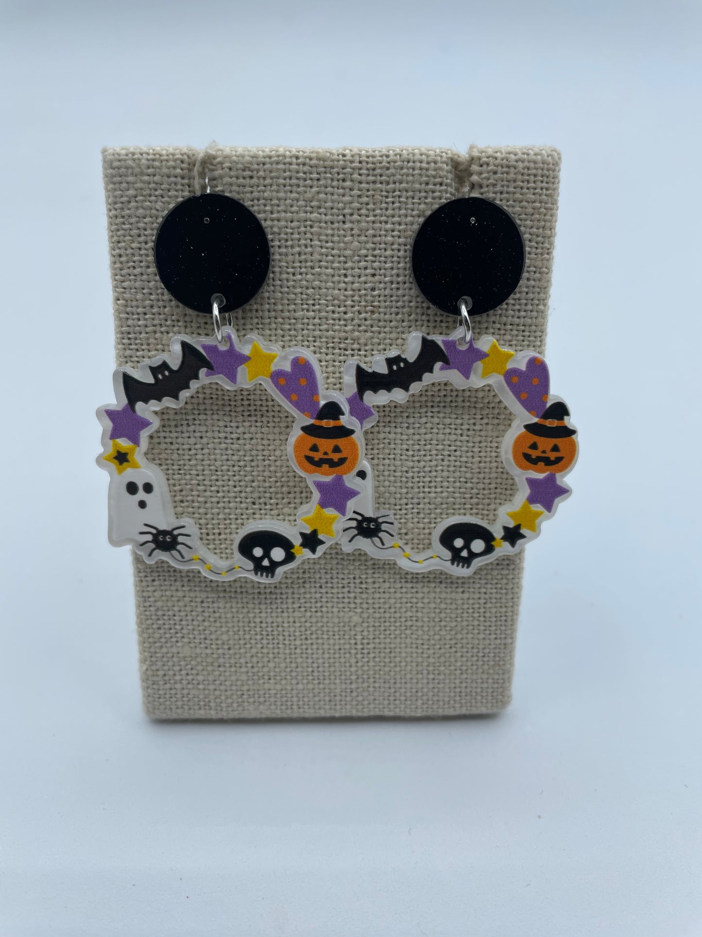 Halloween  Wreath Earrings