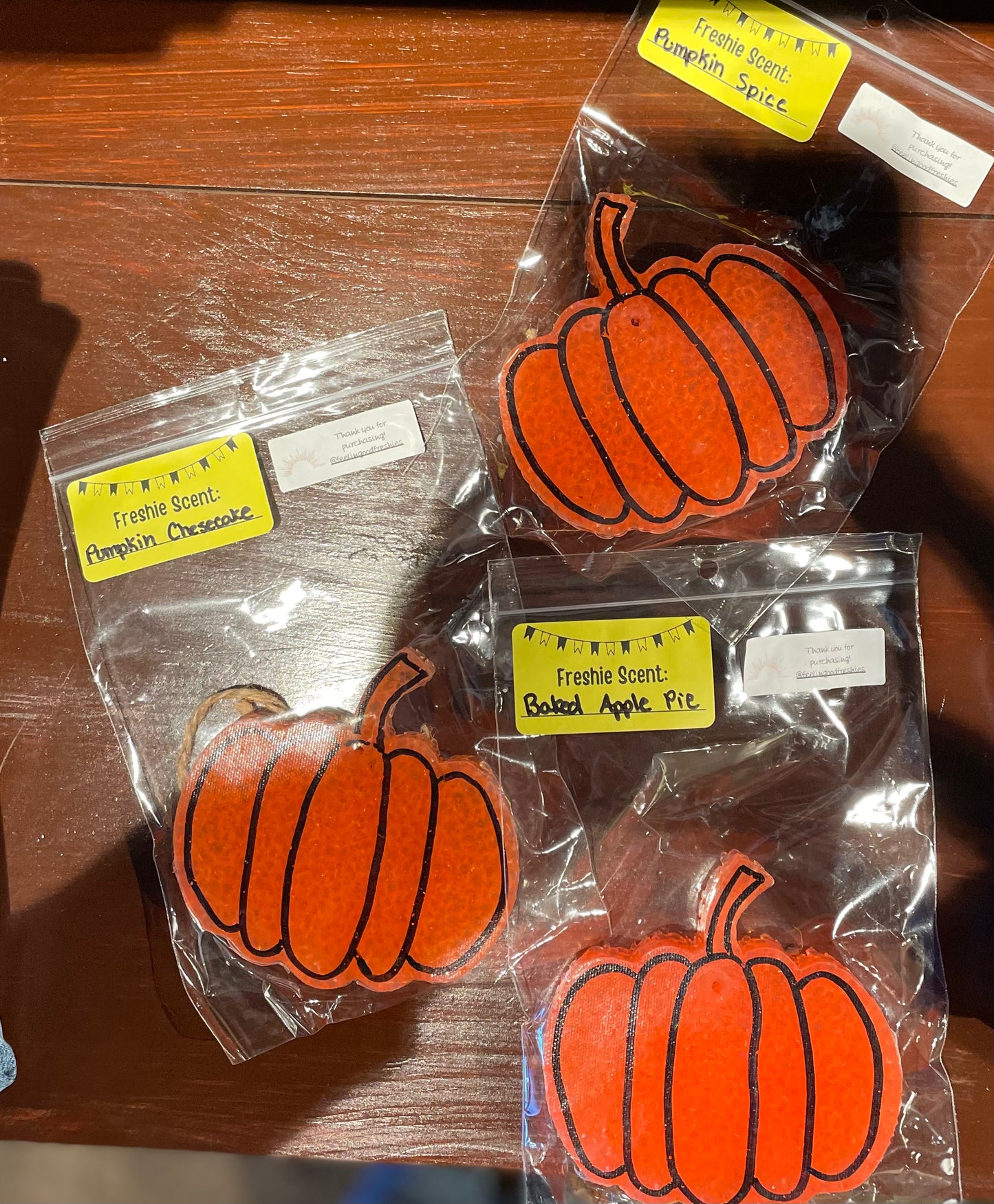 Pumpkin Car Freshie