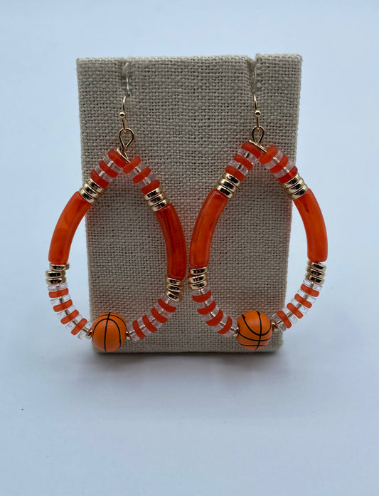 Orange Acrylic Basketball Hoops