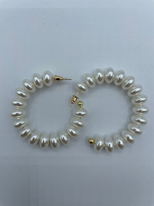 Pearl Hoops