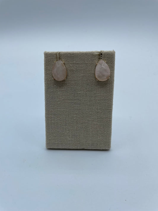 Pink Quartz Studs