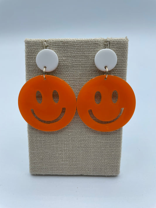 Gameday Smiley Earrings