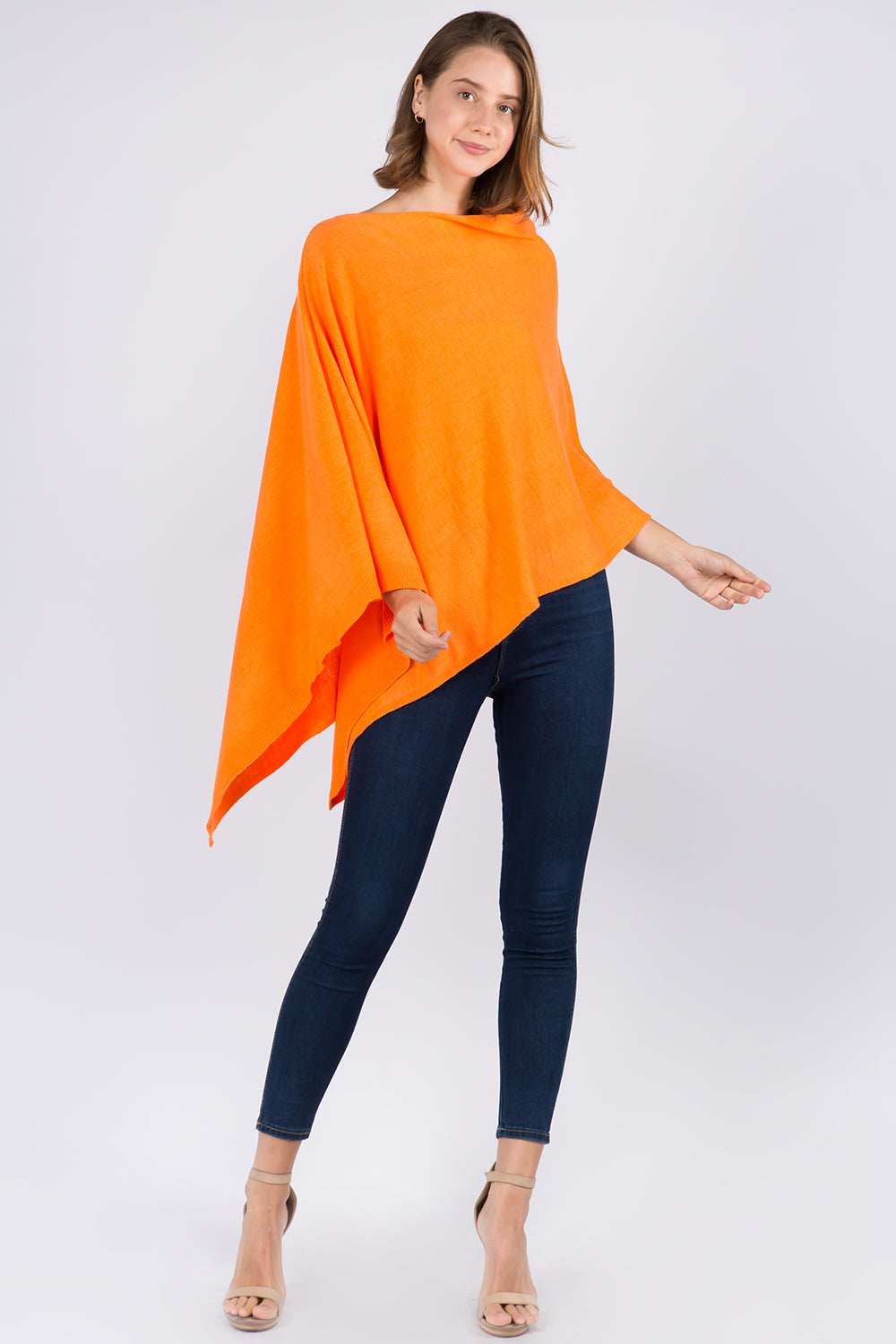 Cashmere Like  Sweater Poncho