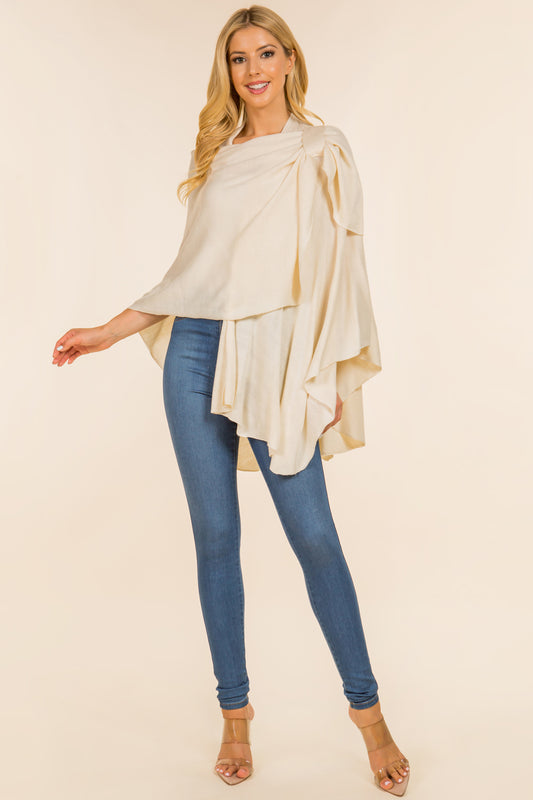 Draped Poncho