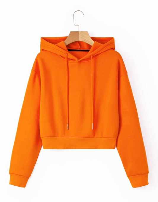 Orange Thermal Hoodie